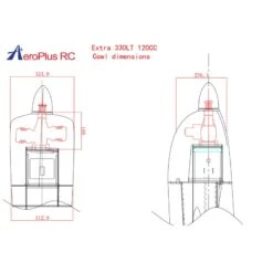 AeroPlusRC EXTRA 330LT 120CCM 2,83 M Spw. Weiß/rot/schwarz -RC-Flugzeuggeschäft apg120001a5