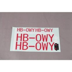 FMS Piper J3 Cub 140cm - Aufkleber