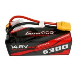 Gens Ace 5300mAh 14.8V 60C 4S1P HardCase 12# Car Lipo Battery Pack With XT90