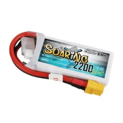 Gens Ace Soaring Mini 2200mAh 7.4V 20C 2S1P Lipo Battery Pack With XT60 Plug -RC-Flugzeuggeschäft gabsr20c22002s mini3