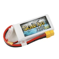 Gens Ace Soaring 1300mAh 7.4V 30C 2S1P Lipo Battery Pack With XT60 Plug -RC-Flugzeuggeschäft gabsr30c13002s2