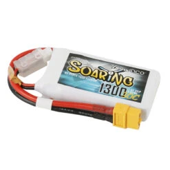 Gens Ace Soaring 1300mAh 7.4V 30C 2S1P Lipo Battery Pack With XT60 Plug -RC-Flugzeuggeschäft gabsr30c13002s3