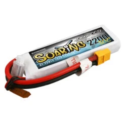 Gens Ace Soaring 2200mAh 7.4V 30C 2S1P Lipo Battery Pack With XT60 Plug -RC-Flugzeuggeschäft gabsr30c22002s2