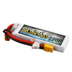 Gens Ace Soaring 2200mAh 7.4V 30C 2S1P Lipo Battery Pack With XT60 Plug -RC-Flugzeuggeschäft gabsr30c22002s3