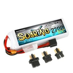 Gens Ace Soaring 2700mAh 11.1V 30C 3S1P LiPo Battery Pack With EC3/XT60/T-plug