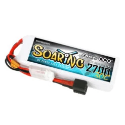 Gens Ace Soaring 2700mAh 11.1V 30C 3S1P LiPo Battery Pack With EC3/XT60/T-plug -RC-Flugzeuggeschäft gabsr30c27003s 1to33