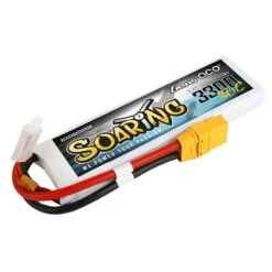 Gens Ace Soaring 3300mAh 7.4V 30C 2S1P Lipo Battery Pack With XT90 Plug -RC-Flugzeuggeschäft gabsr30c33002s2