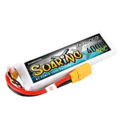 Gens Ace Soaring 4000mAh 7.4V 30C 2S1P Lipo Battery Pack With XT90 Plug -RC-Flugzeuggeschäft gabsr30c40002s2