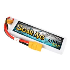 Gens Ace Soaring 4000mAh 7.4V 30C 2S1P Lipo Battery Pack With XT90 Plug -RC-Flugzeuggeschäft gabsr30c40002s3