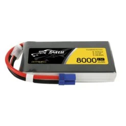 TATTU 8000mAh 11.1V 15C 3S1P Lipo Battery Pack With EC5 Plug