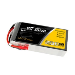 Tattu 22000mAh 22.2V 30C 6S1P Lipo Battery Pack With AS150+XT150 Plug -RC-Flugzeuggeschäft gata 30c 22000 6s1p as1503