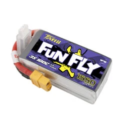 Tattu Funfly Series 1550mAh 11.1V 100C 3S1P Lipo Battery Pack With XT60 Plug -RC-Flugzeuggeschäft gata ff 100c 1550 3s1p4