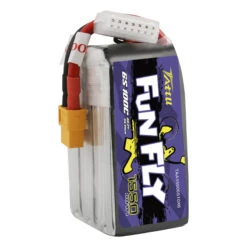 Tattu Funfly Series 1550mAh 22.2V 100C 6S1P Lipo Battery Pack With XT60 Plug -RC-Flugzeuggeschäft gata ff 100c 1550 6s1p4