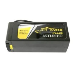 Tattu Plus 16000mAh 22.2V 15C 6S1P Lipo Battery Pack With AS150+XT150 Plug