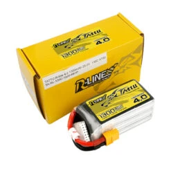 Tattu R-Line Version 4.0 1300mAh 22.2V 130C 6S1P Lipo Battery Pack With XT60 Plug -RC-Flugzeuggeschäft gata rl 130c 1300 6s1p4
