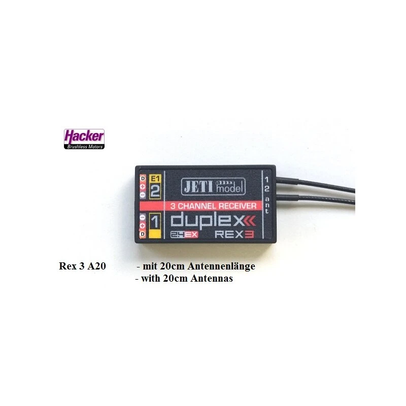 DUPLEX 2.4EX Empfänger REX 3 A20 3 DUPLEX 2.4EX Empfänger REX 3 A20