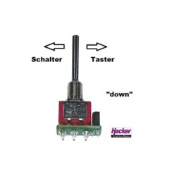 Tastschalter DOWN DS Sender DUPLEX 2,4EX