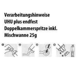 UHU® UHU Plus Endfest Doppelkammerspritze 25g -RC-Flugzeuggeschäft kr455853