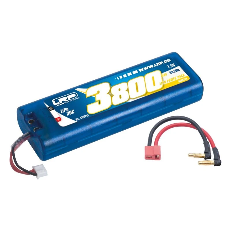 LiPo Power Pack 3800 - 7.4V - 30C - Multi Plug Hardcase 3 LiPo Power Pack 3800 - 7.4V - 30C - Multi Plug Hardcase