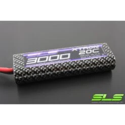 SLS XTRON 3000mAh 2S1P 7,4V 20C/40C Hardcase Rund